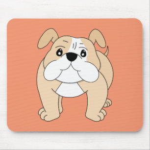 Dog Cartoon Amazing Bulldog Mouse Pad