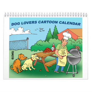 Dog Cartoon Calendar
