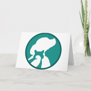 Dog Cat Bird Card