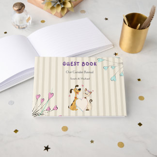 Dog & Cat Gender Reveal Guest Book