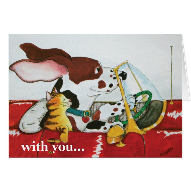 Dog Cat in Convertible (Front Horizontal)