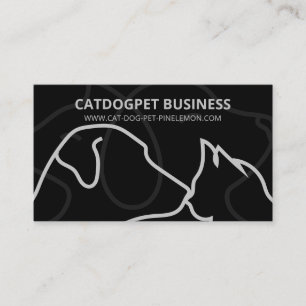 Dog Cat Mobile Bath Service Business Card