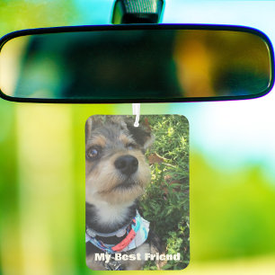 Dog Cat Pet Memorial Photo Paws Heart Custom Car Air Freshener
