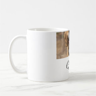 Dog cat photo add pet name cu custom personalised coffee mug