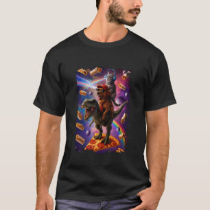 Dog Cat T Rex Space Burrito Taco Pizza T-Shirt
