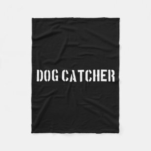 Dog Catcher Halloween Costume Fleece Blanket