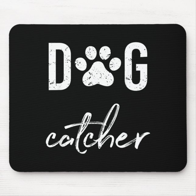 Dog Catcher Halloween Costume Mouse Pad (Front)