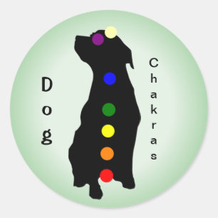 Dog Chakras sticker
