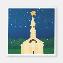 Dog Chapel Magnet-Stephen Huneck