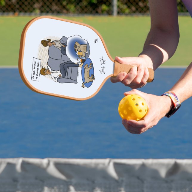 Dog Chasing Dream Pickleball Paddle (Insitu)