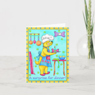 Dog Chef Greeting & Note card
