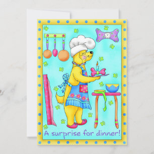Dog Chef Invitation