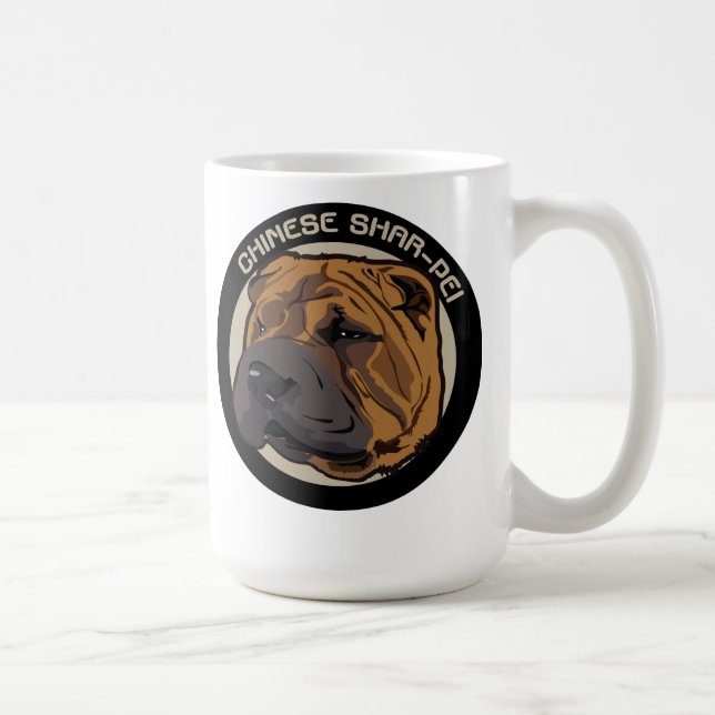 Dog Chinese shar-pei Coffee Mug (Right)