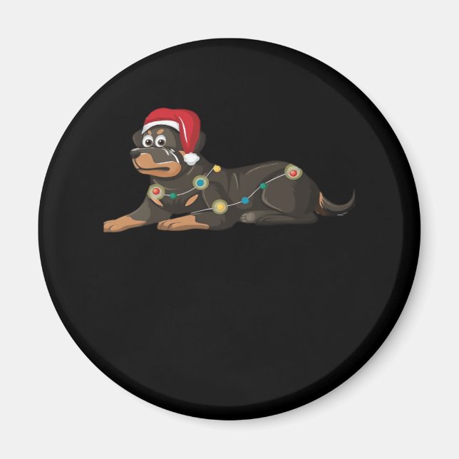 Dog Christmas Classic T-Shirt_1 Magnet (Front)