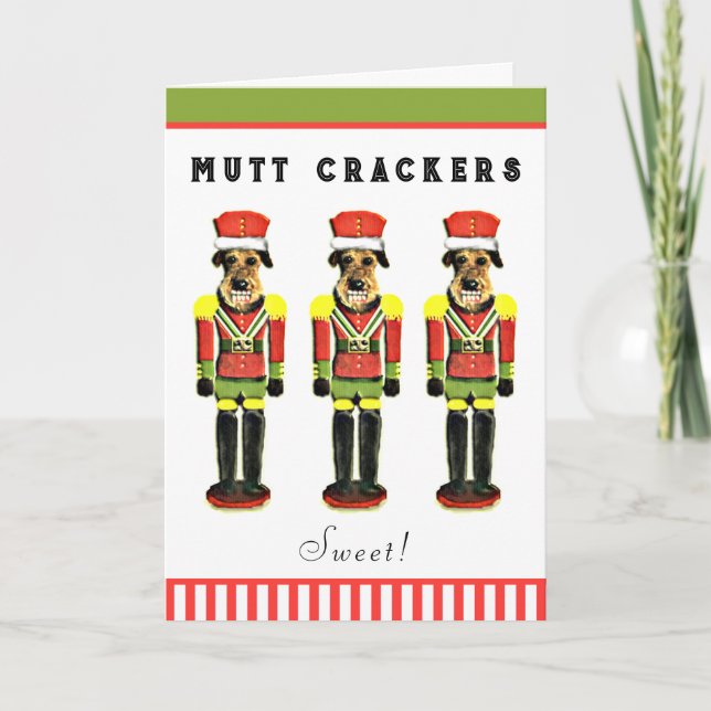 Dog Christmas Holiday Card (Front)