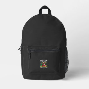 Dog Christmas - Just a Girl who Loves Dog and Chri Printed Backpack