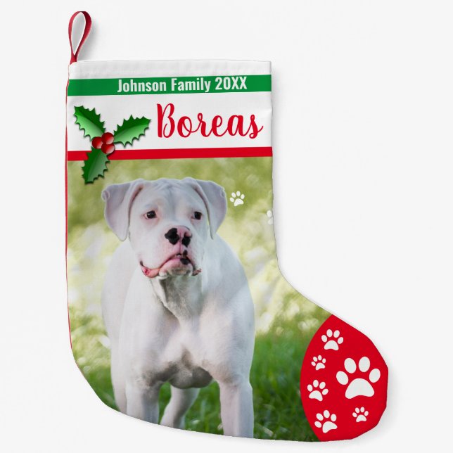Dog Christmas Stockings - Personalised Family (Front)