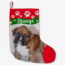Dog Christmas Stockings - Personalised Photo