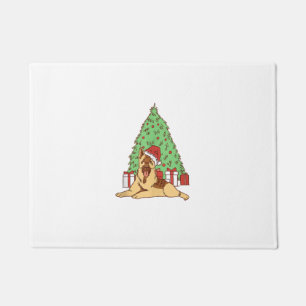 Dog Christmas Tree - Funny Christmas Doormat
