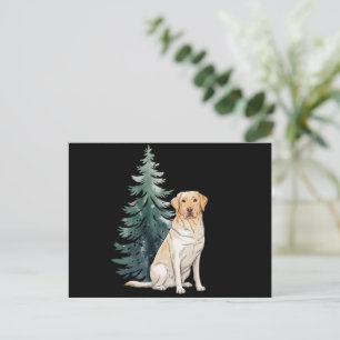 Dog Christmas Tree Party Dog Lover Xmas Holiday Postcard