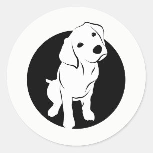 Dog Classic Round Sticker