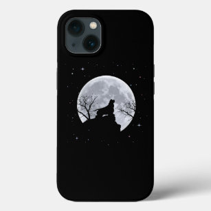 Dog Cocker Spaniel Full Moon At Night iPhone 13 Case