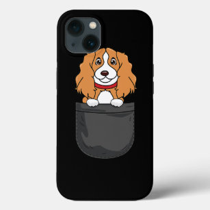 Dog Cocker Spaniel in pocket mum mum dad dog cute  iPhone 13 Case