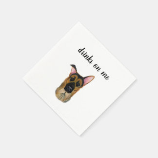 Dog Cocktail Napkins