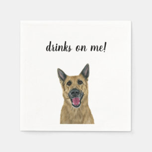 Dog Cocktail Napkins