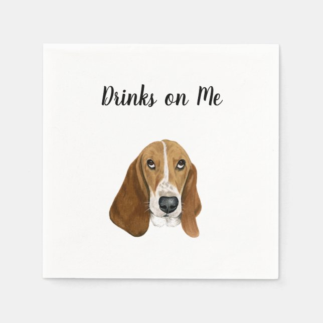Dog Cocktail Napkins (Front)