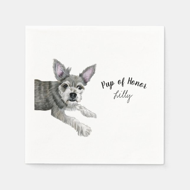 Dog Cocktail Napkins (Front)