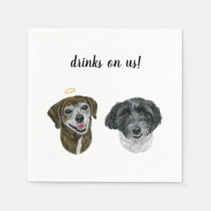 Dog Cocktail Napkins