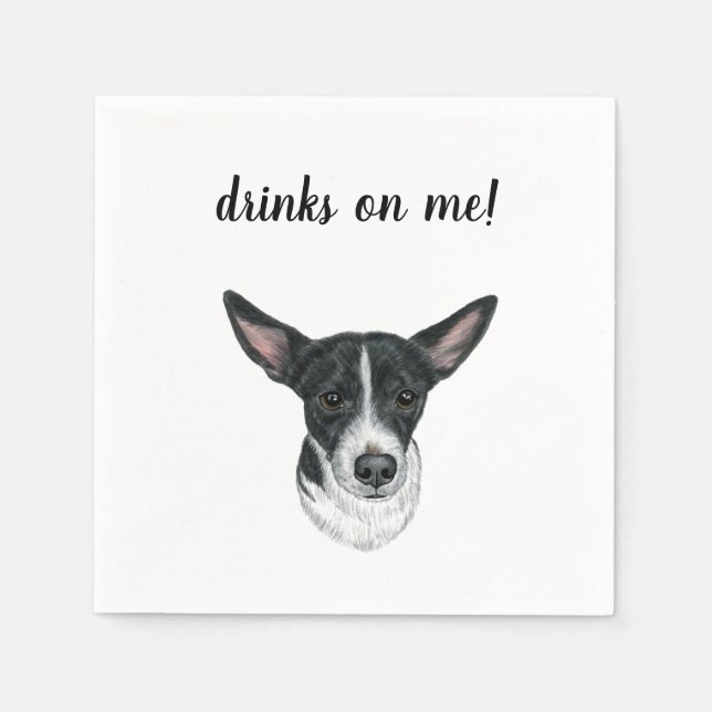 Dog Cocktail Napkins (Front)