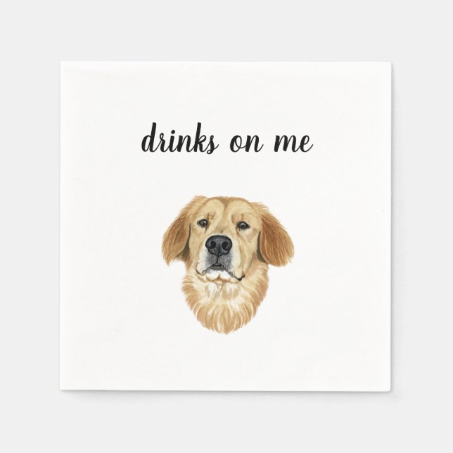 Dog Cocktail Napkins (Front)