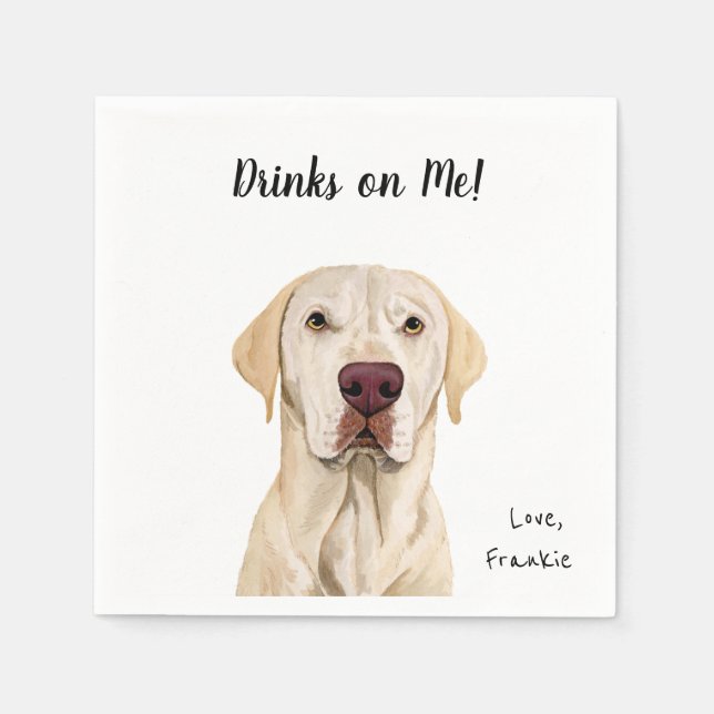 Dog Cocktail Napkins (Front)