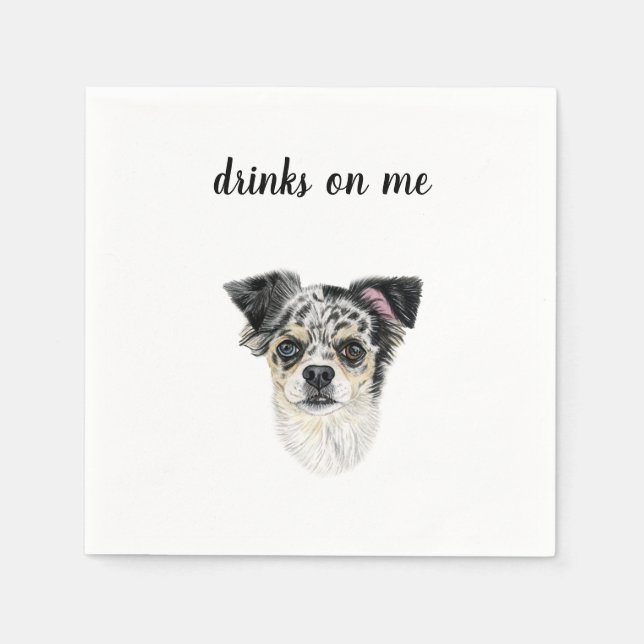 Dog Cocktail Napkins (Front)