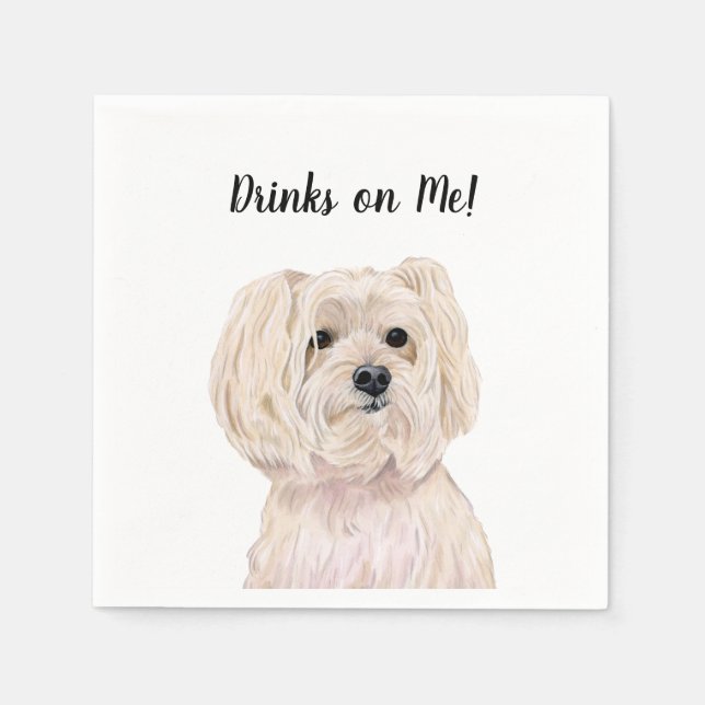 Dog Cocktail Napkins (Front)