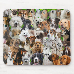 Dog Collage Mouse Pad