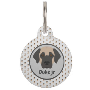 Dog collar name Id tag