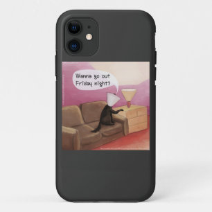 Dog Cone Dating Funny Cartoon iPhone 5 Case