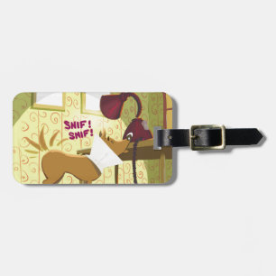 Dog Conehead Funny Luggage Tag