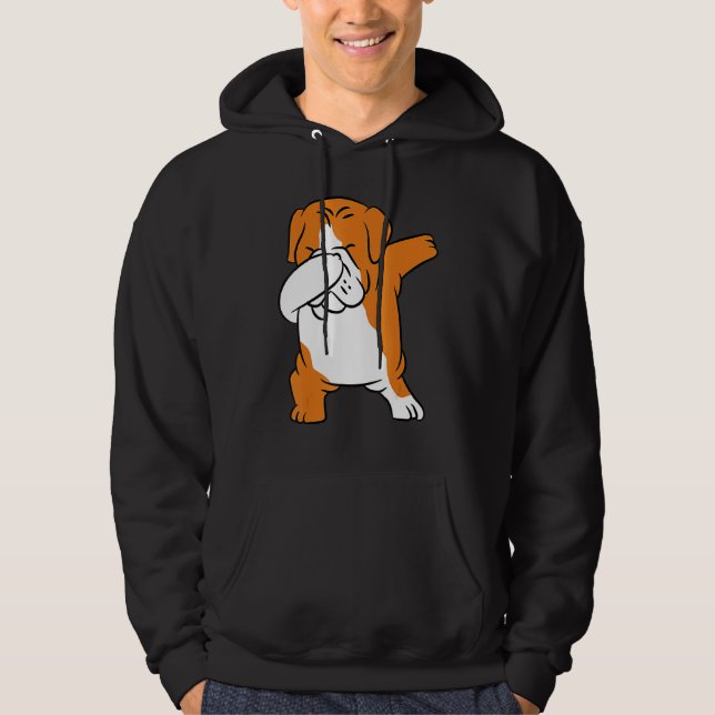 Dog  Cool English Bulldog 5 Hoodie (Front)