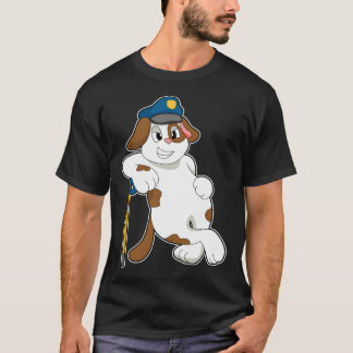 Dog Cop Baton Police T-Shirt