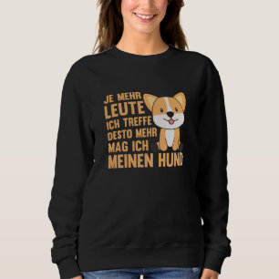 Dog Corgi Doesn't Like People, Cute Dogs Sweatshirt