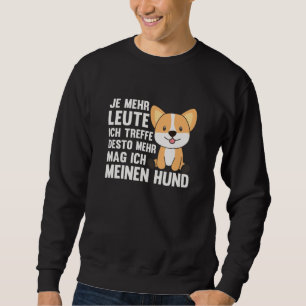 Dog Corgi Doesn't Like People, Cute Dogs Sweatshirt