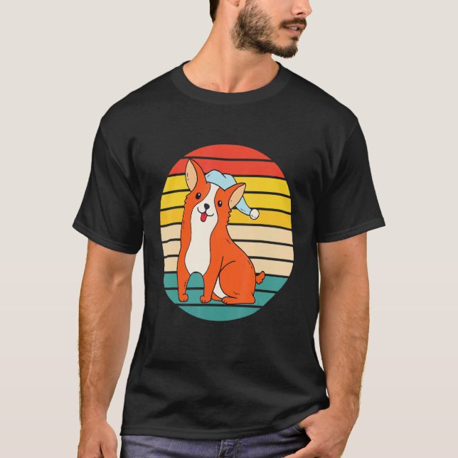 Dog Corgi Sleeping T-Shirt (Front)