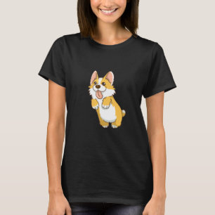 Dog Corgi Tongue Out Animal T-Shirt