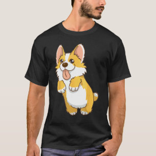 Dog Corgi Tongue Out Cute Dog Cute Corgi T-Shirt