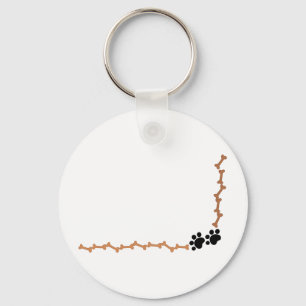 Dog Corner Key Ring