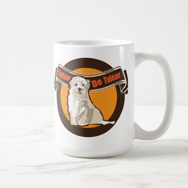 Dog coton de tulear coffee mug (Right)